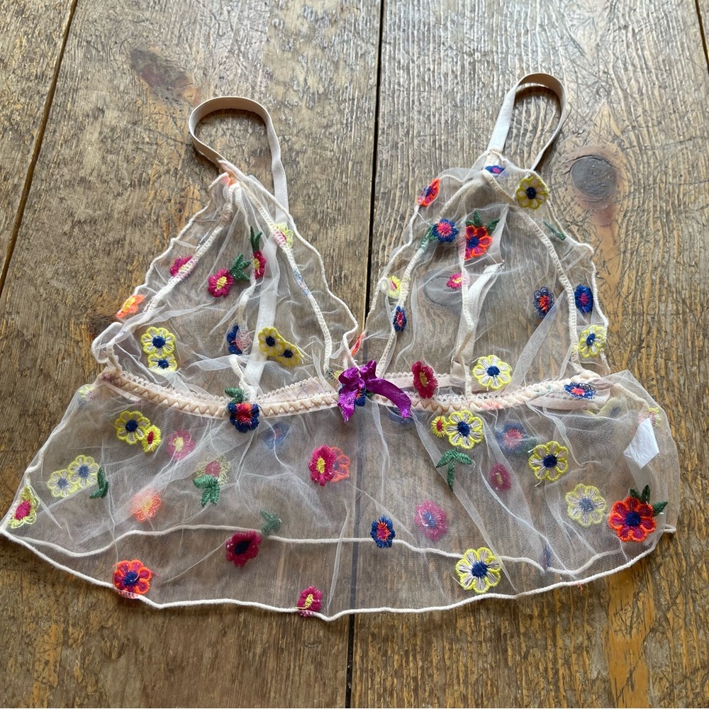 Floral Sheer Bralette